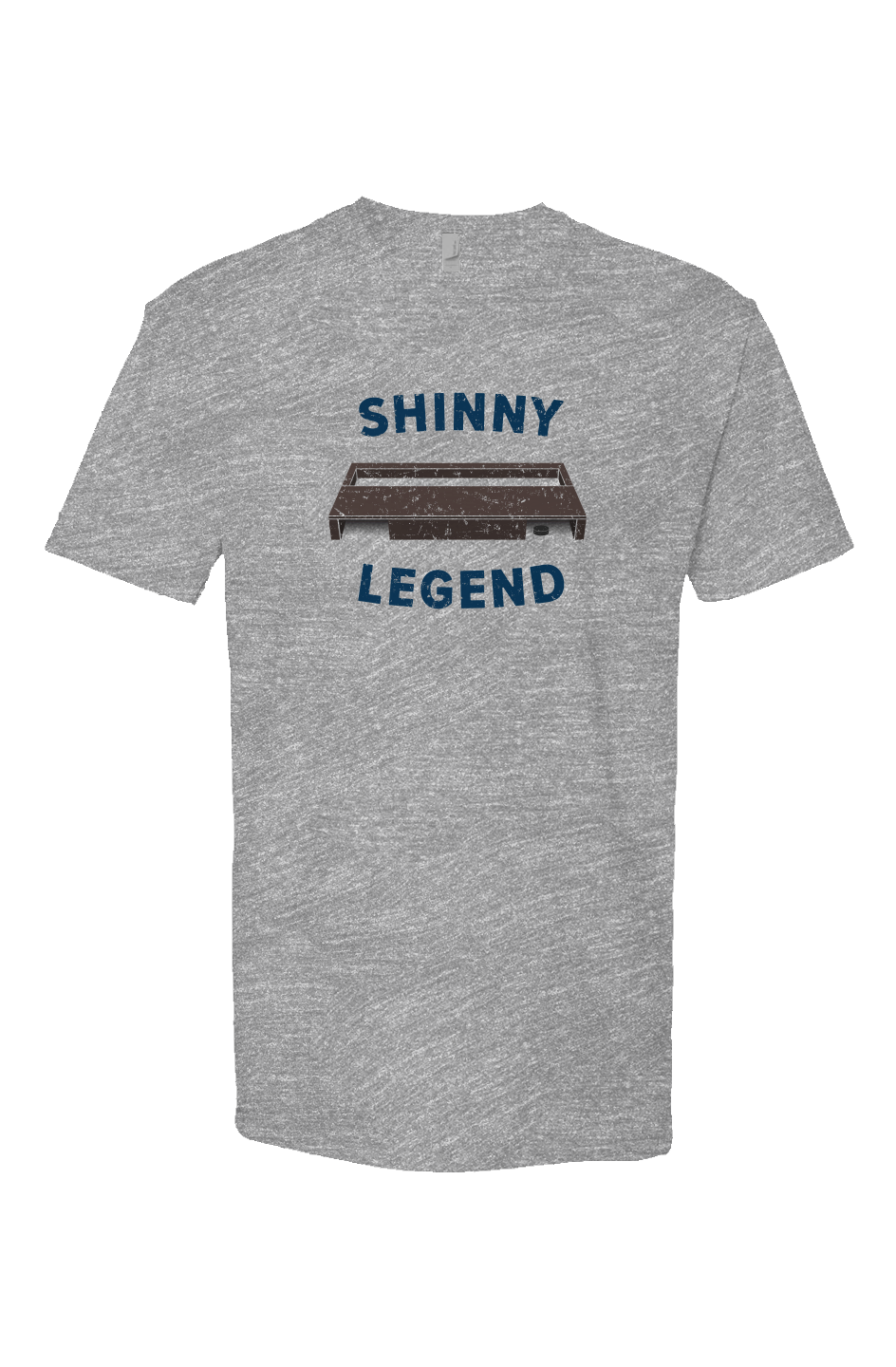 Shinny Legend Goal Breakaway Performance Tee Grey | Barn Garb Hockey Threads