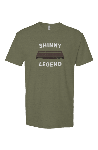 Shinny Legend Goal Breakaway Performance Tee Military Green | Barn Garb Hockey Threads