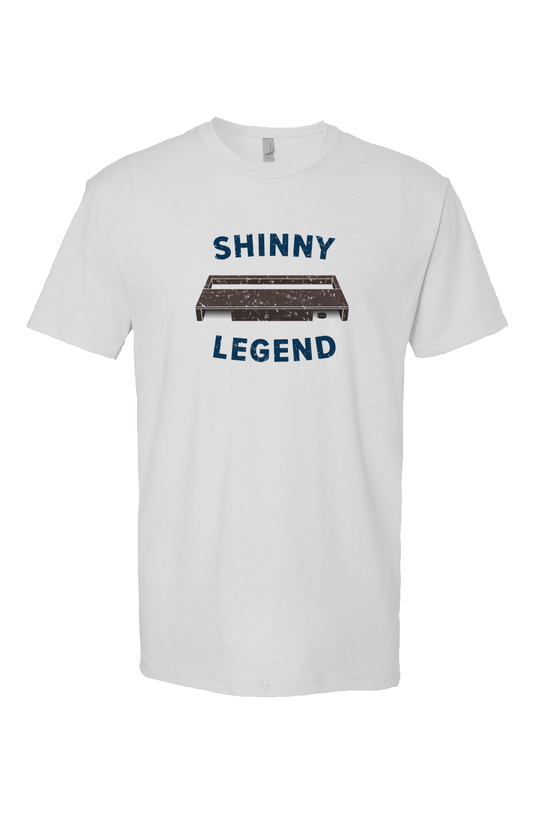 Shinny Legend Goal Breakaway Performance Tee White | Barn Garb Hockey Threads