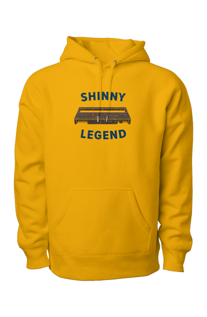 Shinny Legend Goal Heavyweight Hoodie Gold | Barn Garb Hockey Threads