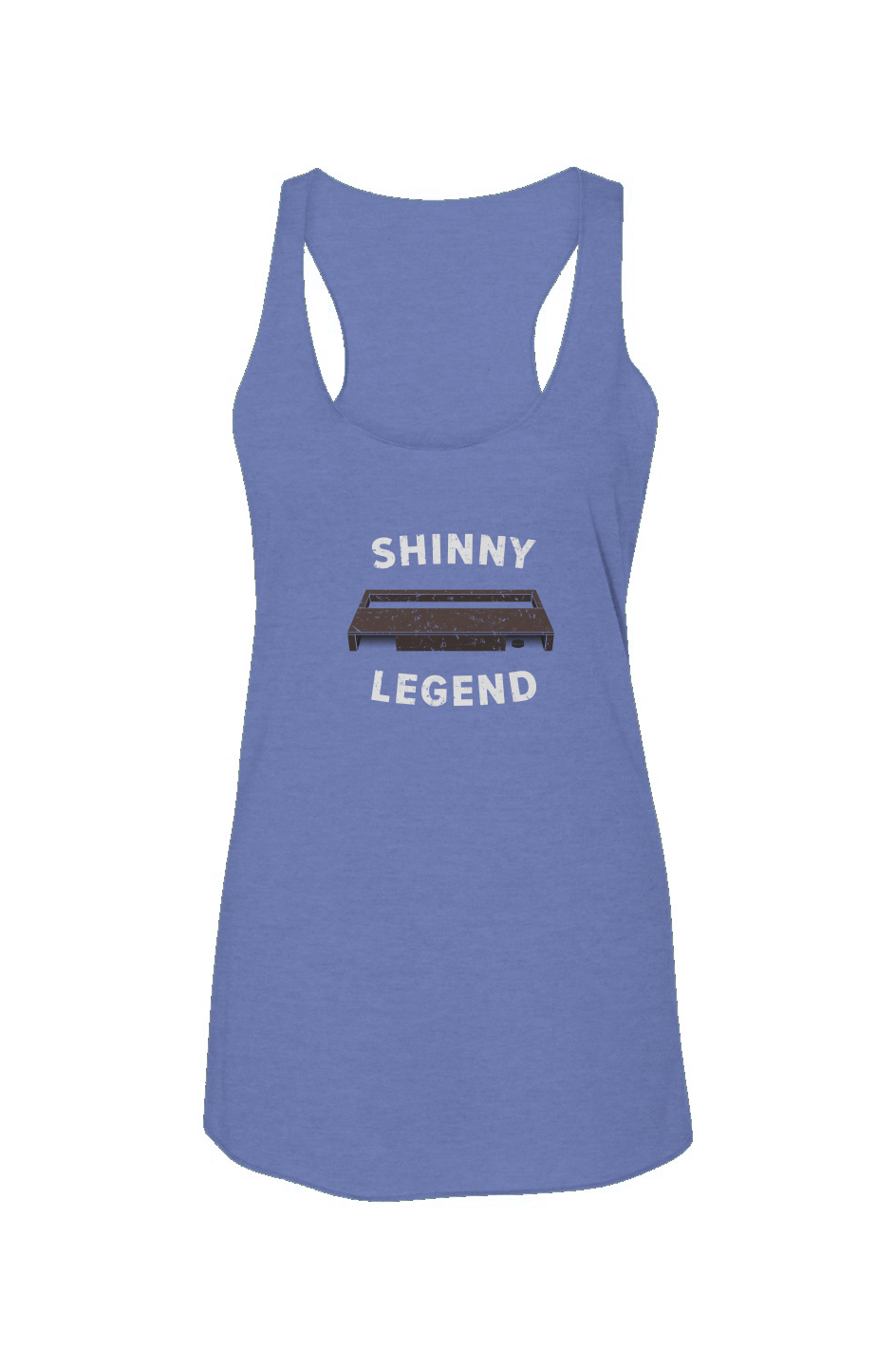 Shinny Legend Goal Racerback Barn Tank Blue | Barn Garb Hockey Threads
