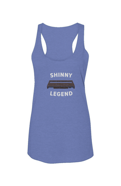 Shinny Legend Goal Racerback Barn Tank Blue | Barn Garb Hockey Threads