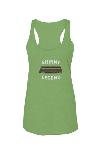 Shinny Legend Goal Racerback Barn Tank Green | Barn Garb Hockey Threads