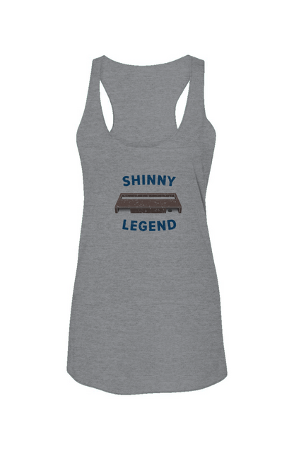 Shinny Legend Goal Racerback Barn Tank Grey | Barn Garb Hockey Threads