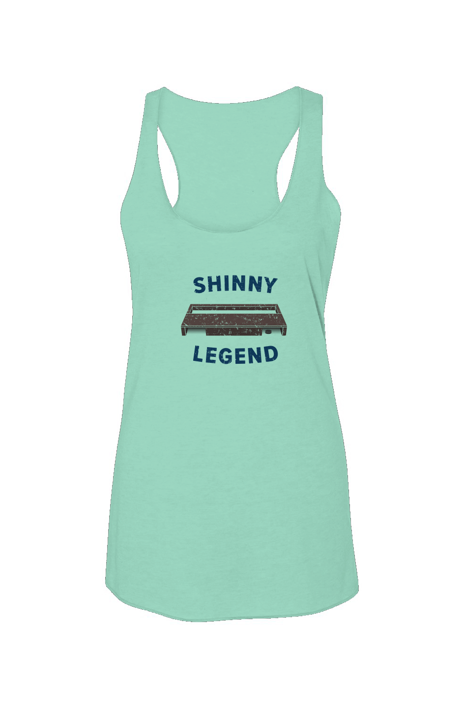 Shinny Legend Goal Racerback Barn Tank Mint | Barn Garb Hockey Threads