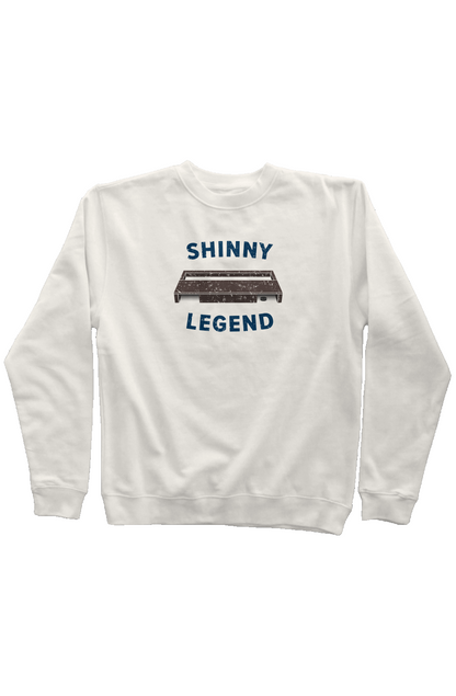 Shinny Legend Goal Rinkside Crewneck Sweatshirt Bone | Barn Garb Hockey Threads