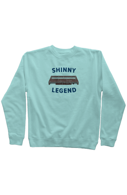 Shinny Legend Goal Rinkside Crewneck Sweatshirt Mint | Barn Garb Hockey Threads