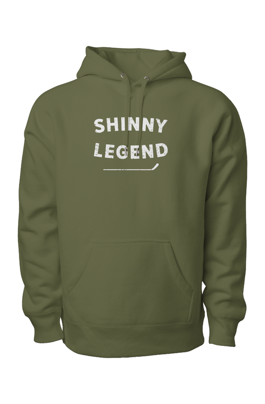 Shinny Legend Heavyweight Hoodie Military Green | Barn Garb Hockey Threads