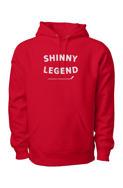 Shinny Legend Heavyweight Hoodie Red | Barn Garb Hockey Threads