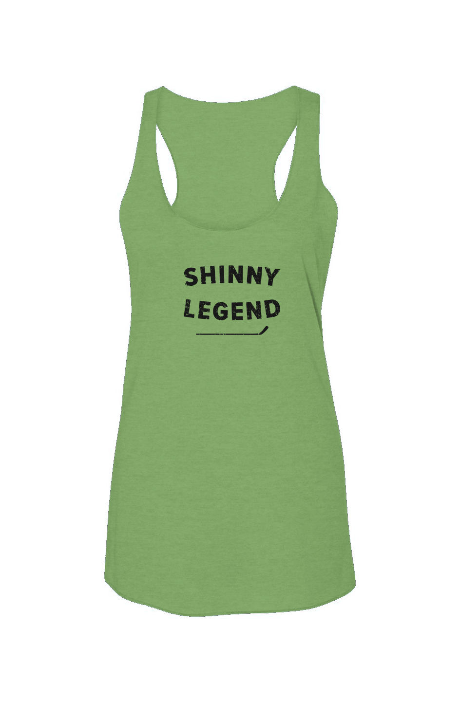 Shinny Legend Racerback Barn Tank Green | Barn Garb Hockey Threads