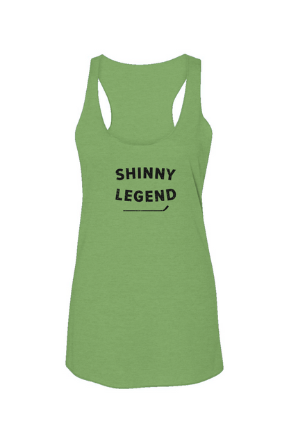 Shinny Legend Racerback Barn Tank Green | Barn Garb Hockey Threads