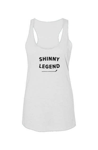 Shinny Legend Racerback Barn Tank White | Barn Garb Hockey Threads