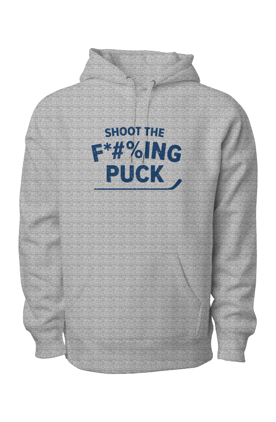 Shoot the F*#%ing Puck Legend Heavyweight Hoodie Grey | Barn Garb Hockey Threads