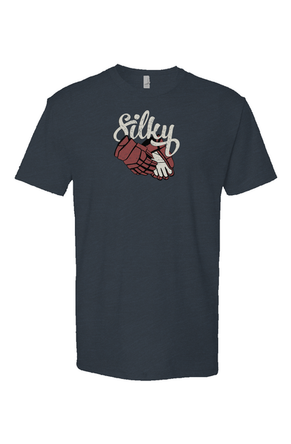 Silky Breakaway Performance Tee Navy Blue | Barn Garb Hockey Threads