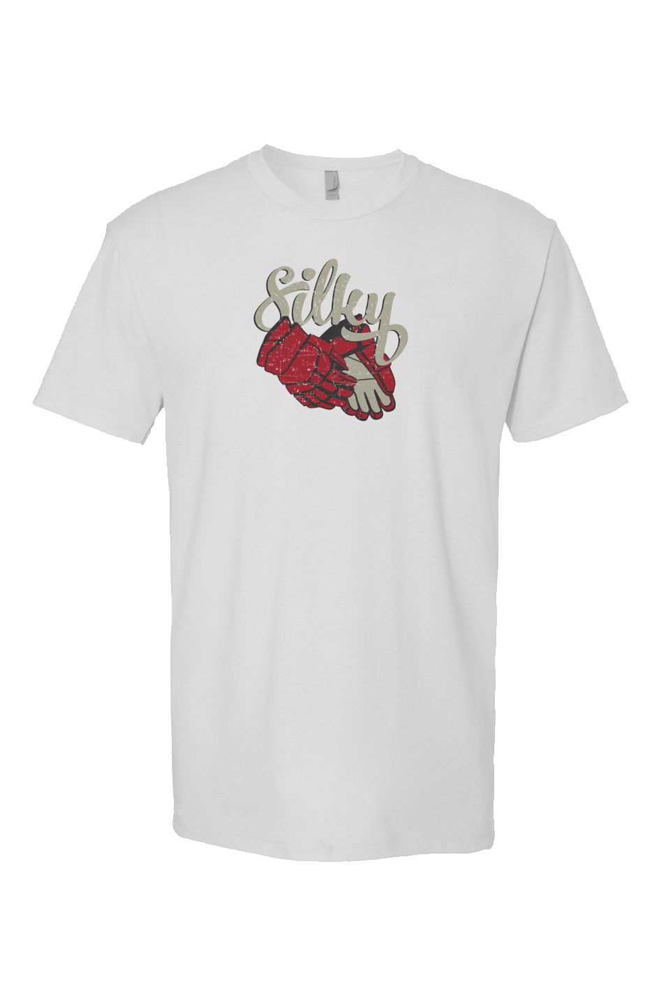 Silky Breakaway Performance Tee White | Barn Garb Hockey Threads