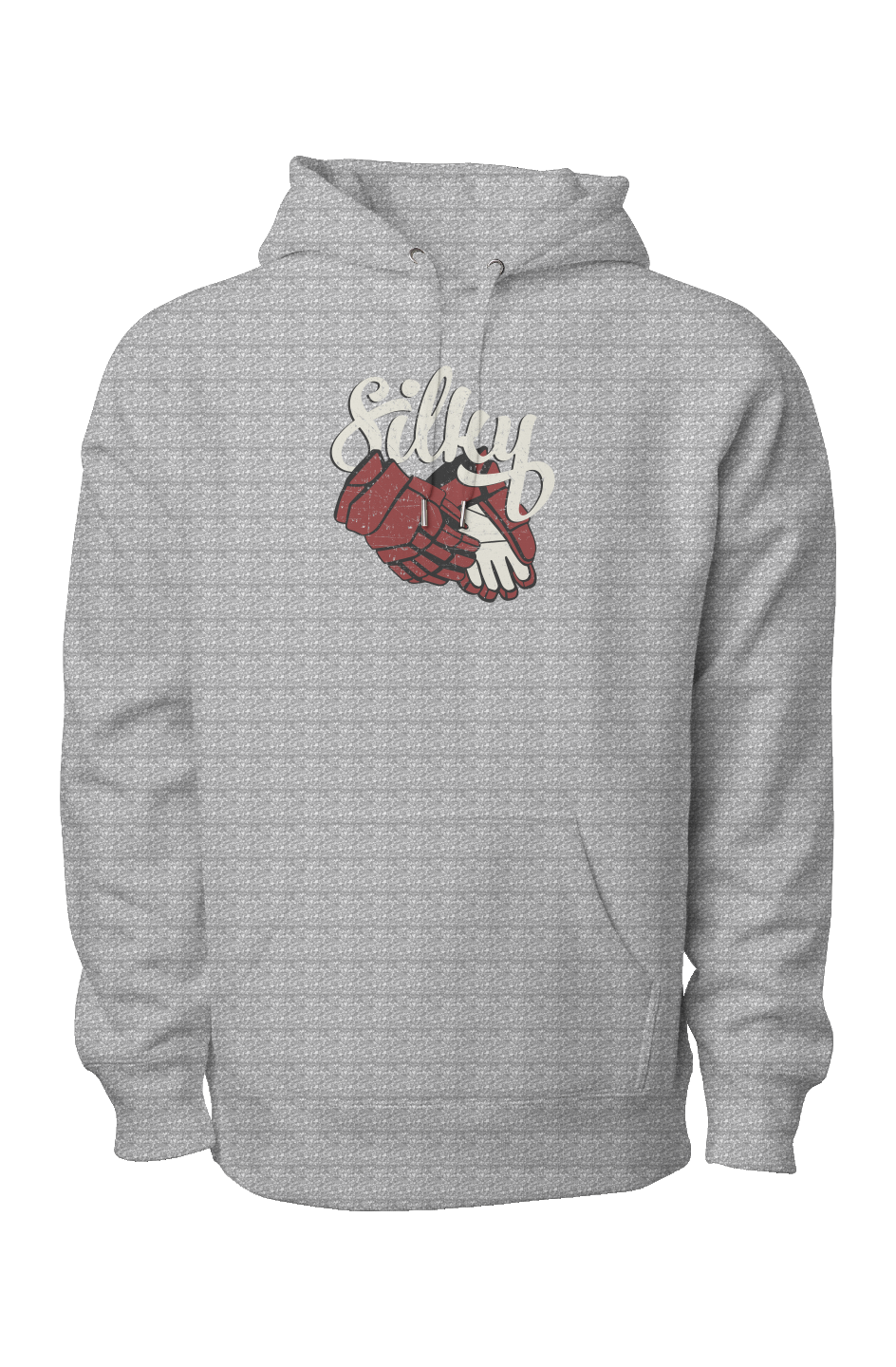 Silky Legend Heavyweight Hoodie Grey | Barn Garb Hockey Threads