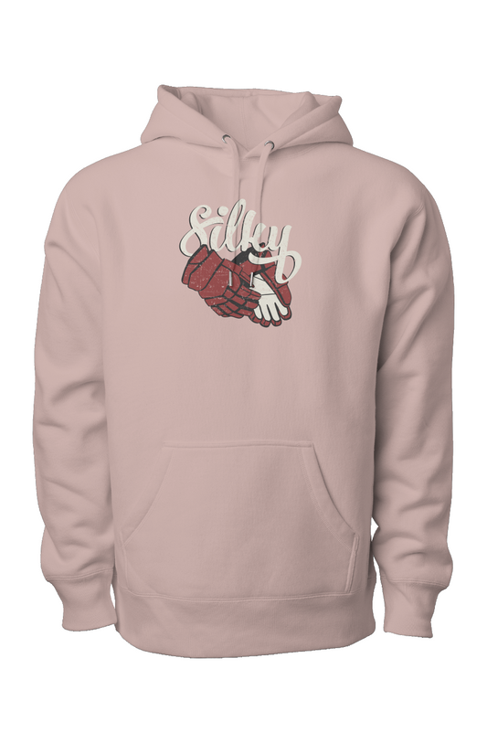Silky Legend Heavyweight Hoodie Pink | Barn Garb Hockey Threads