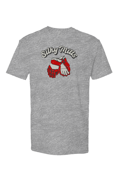 Silky Mitts Breakaway Performance Tee Grey | Barn Garb Hockey Threads