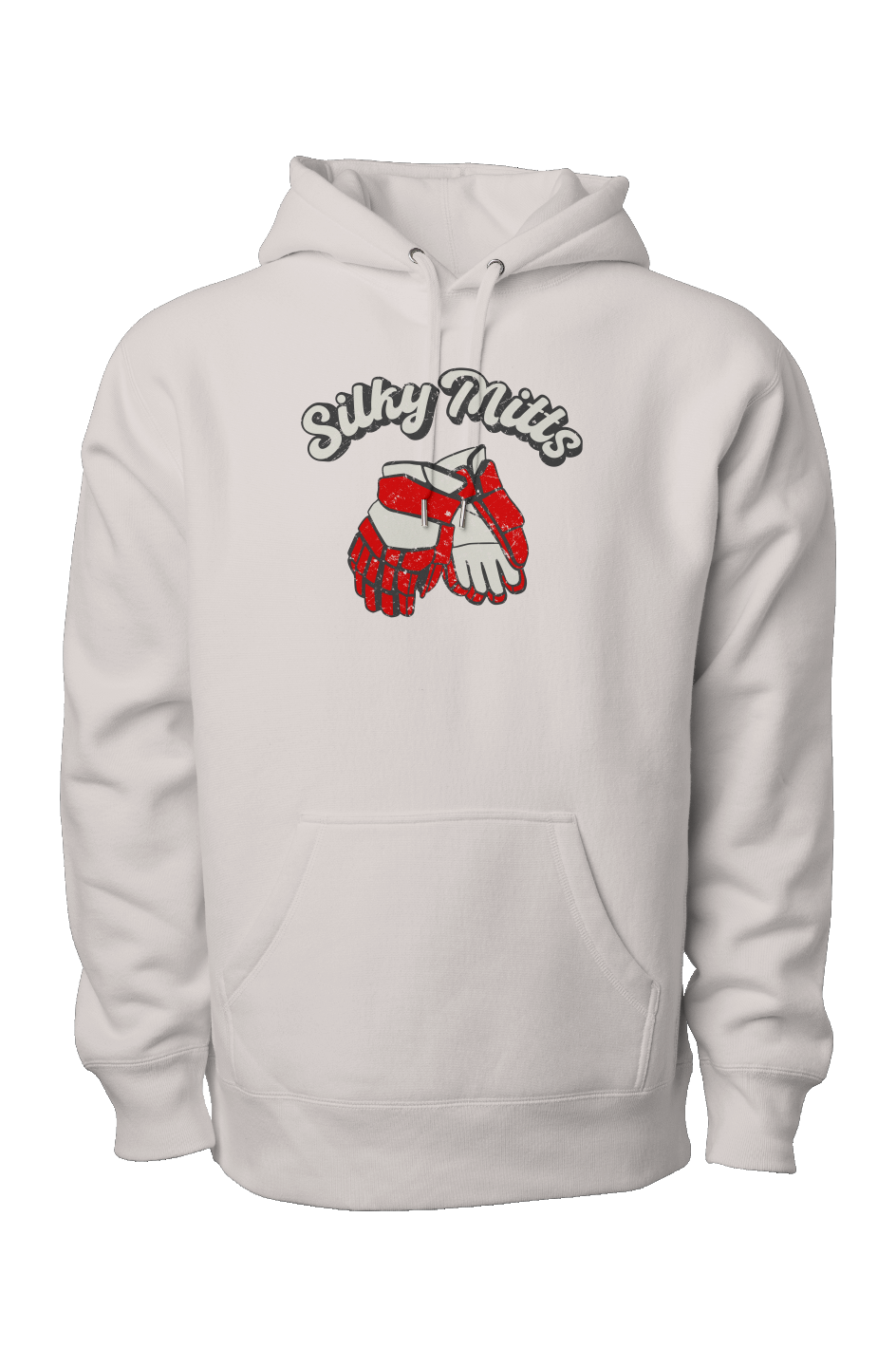 Silky Mitts Legend Heavyweight Hoodie Bone| Barn Garb Hockey Threads