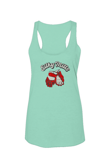 Silky Mitts Racerback Barn Tank Mint | Barn Garb Hockey Threads