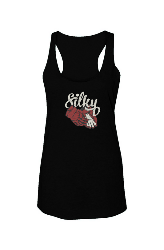 Silky Racerback Barn Tank Black | Barn Garb Hockey Threads