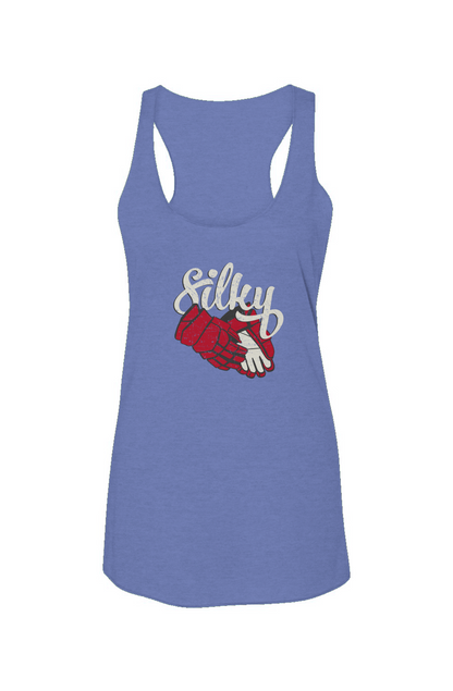 Silky Racerback Barn Tank Blue | Barn Garb Hockey Threads