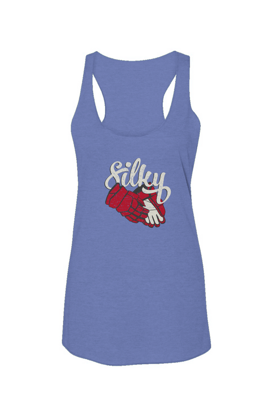 Silky Racerback Barn Tank Blue | Barn Garb Hockey Threads
