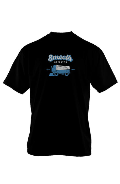 Smooth Operator 90s Throwback Tee Black | Barn Garb Hockey Threads