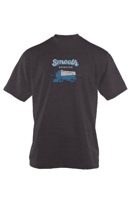 Smooth Operator 90s Throwback Tee Charcoal | Barn Garb Hockey Threads