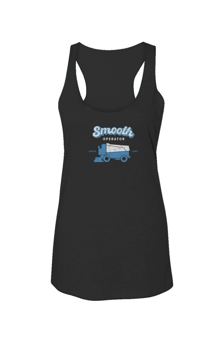 Smooth Operator Racerback Barn Tank Charcoal | Barn Garb Hockey Threads
