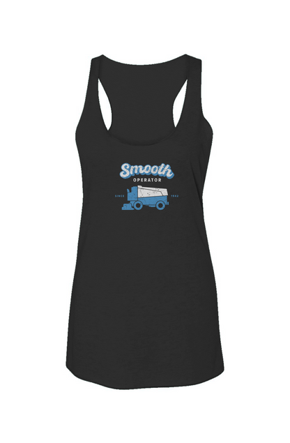 Smooth Operator Racerback Barn Tank Charcoal | Barn Garb Hockey Threads