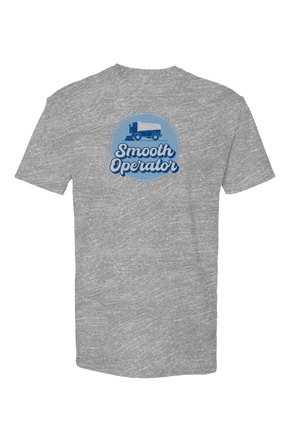 Smooth Operator Rink Badge Breakaway Performance Tee Grey | Barn Garb Hockey Threads