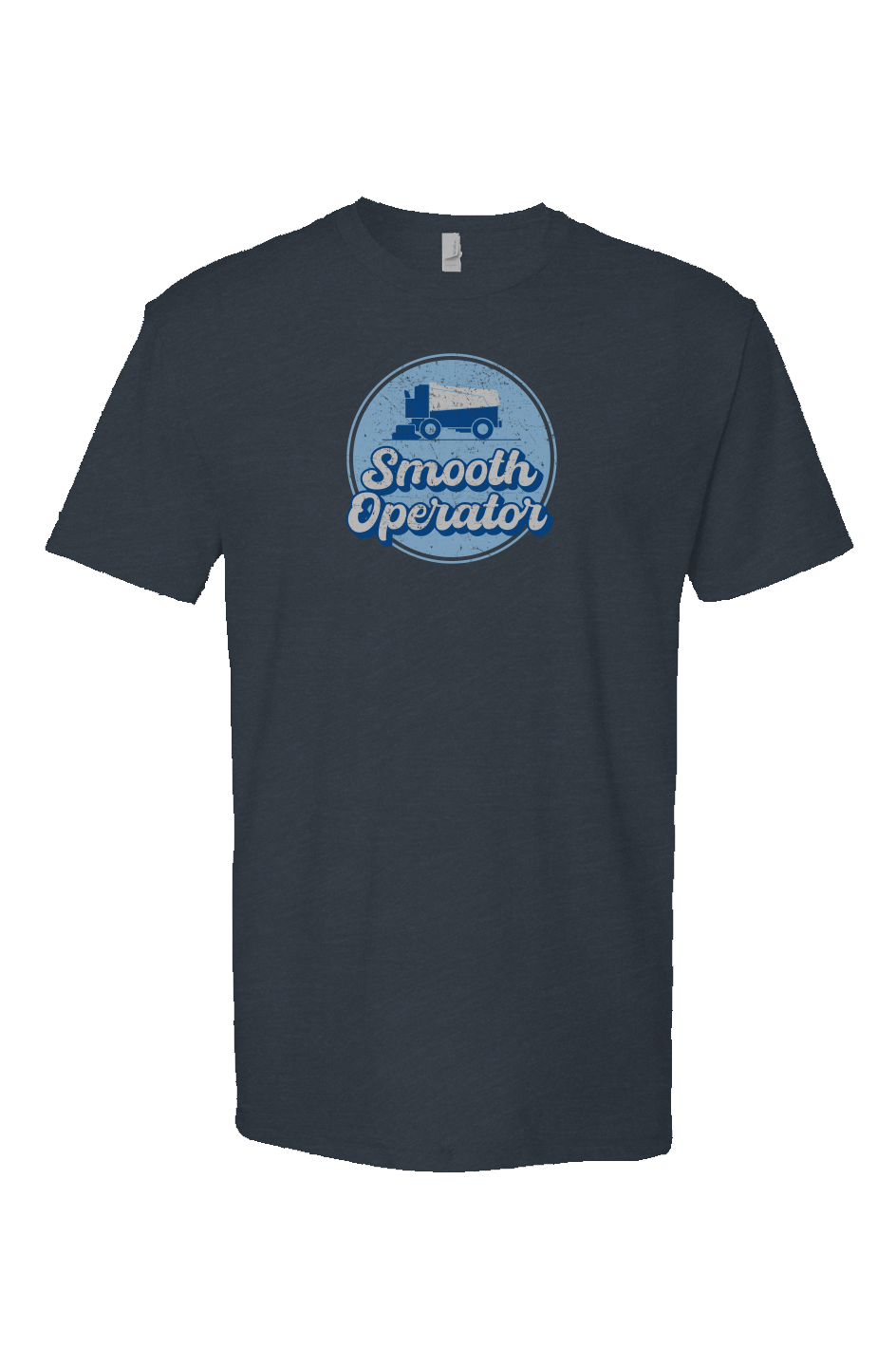Smooth Operator Rink Badge Breakaway Performance Tee Navy Blue | Barn Garb Hockey Threads