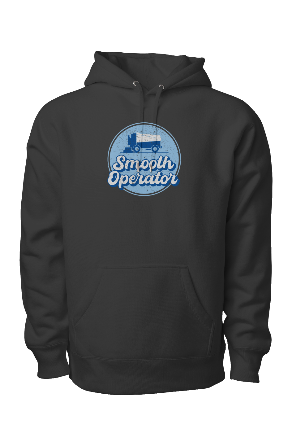 Smooth Operator Rink Badge Legend Heavyweight Hoodie Black | Barn Garb Hockey Threads