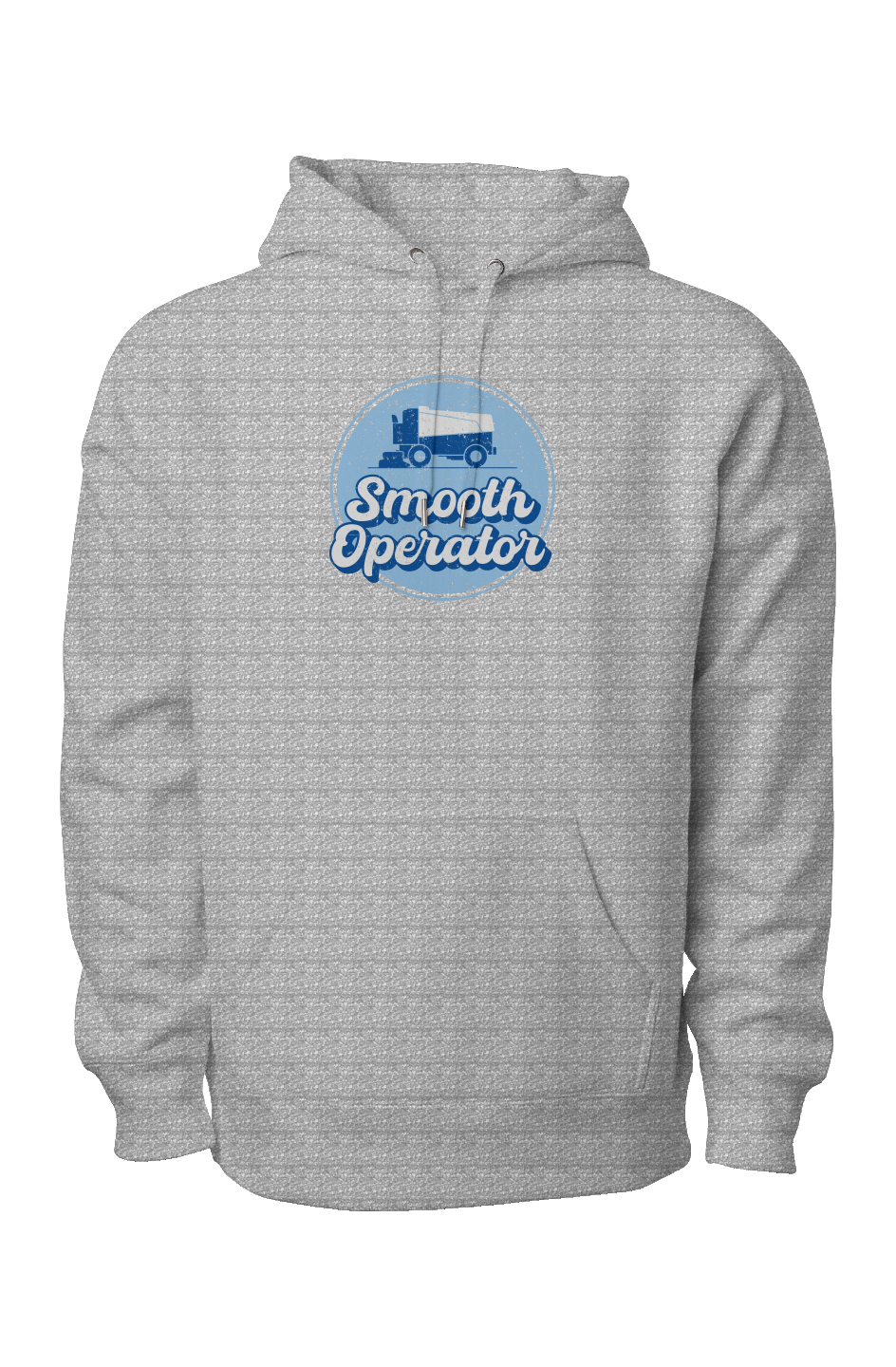 Smooth Operator Rink Badge Legend Heavyweight Hoodie Grey | Barn Garb Hockey Threads