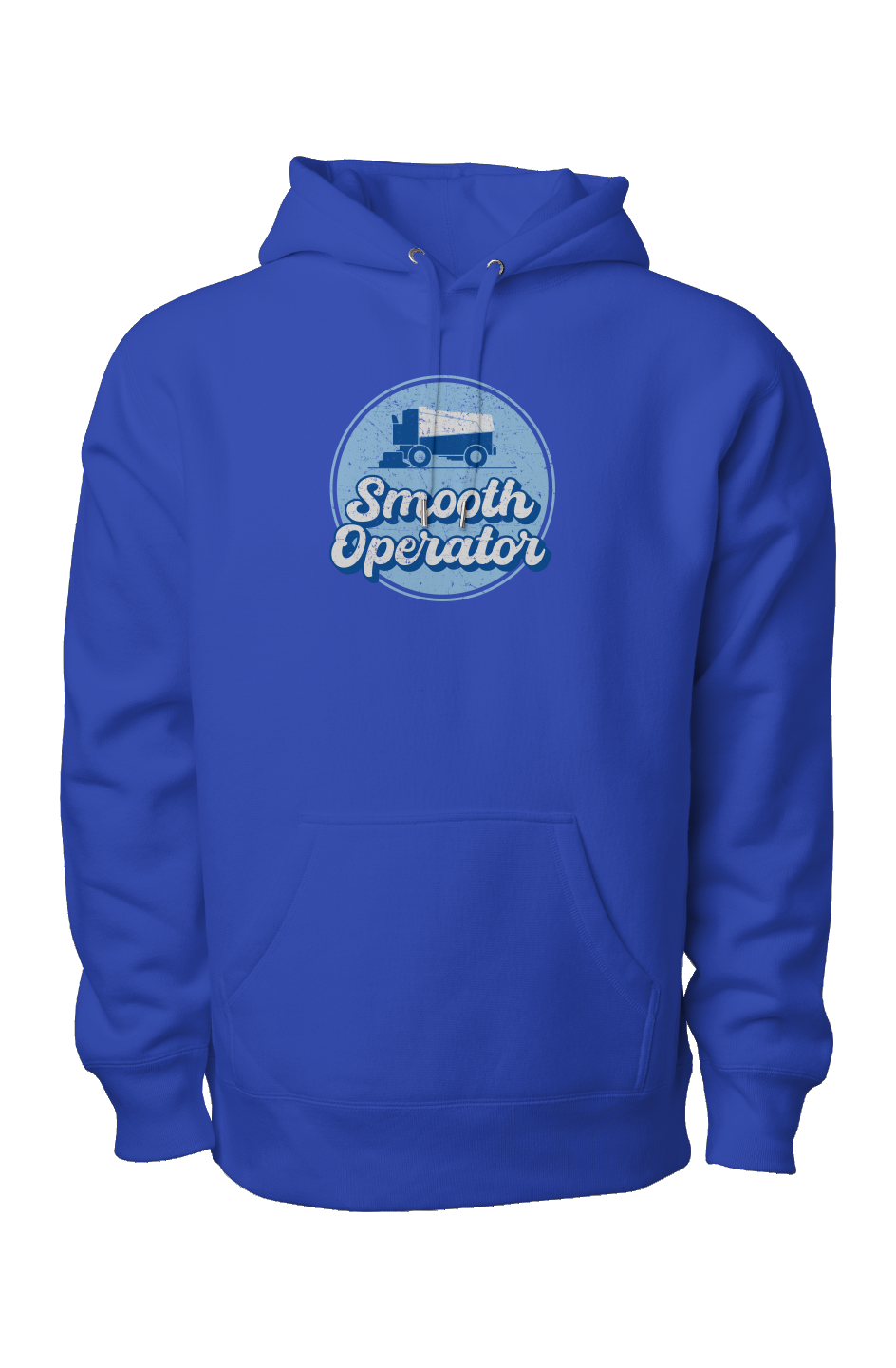 Smooth Operator Rink Badge Legend Heavyweight Hoodie Royal Blue | Barn Garb Hockey Threads