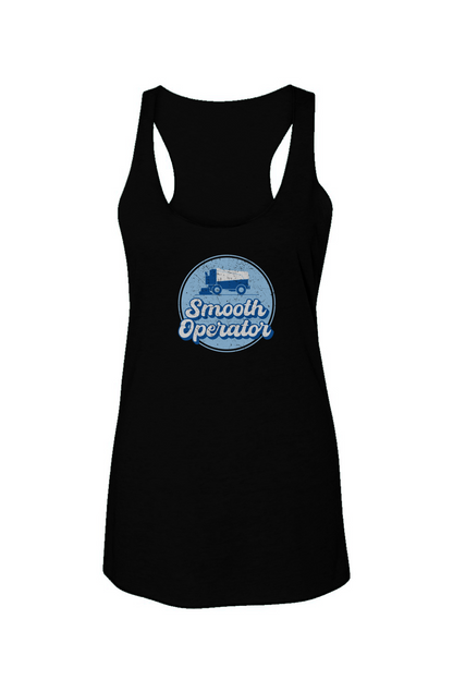 Smooth Operator Rink Badge Racerback Barn Tank Blank | Barn Garb Hockey Threads
