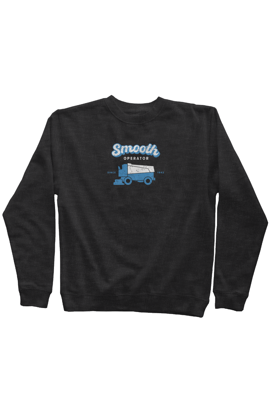 Smooth Operator Rinkside Crewneck Sweatshirt Charcoal | Barn Garb Hockey Threads