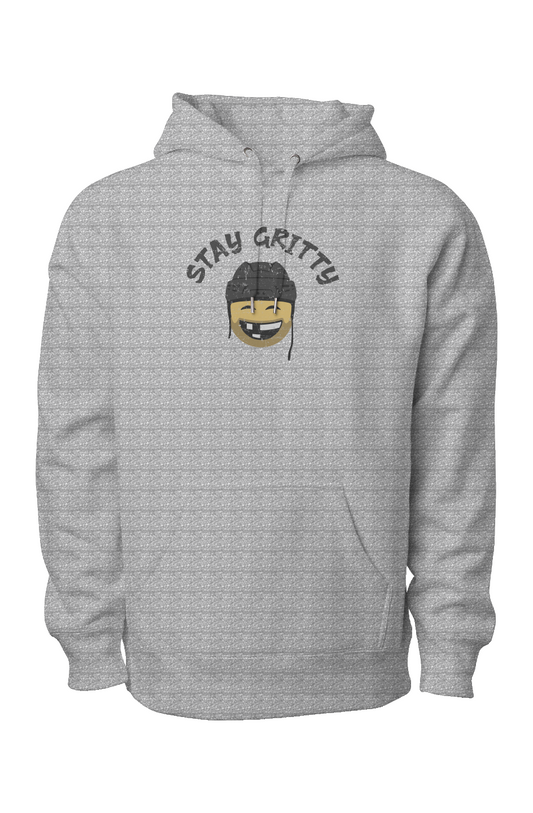 Stay Gritty Legend Heavyweight Hoodie Grey | Barn Garb Hockey Threads