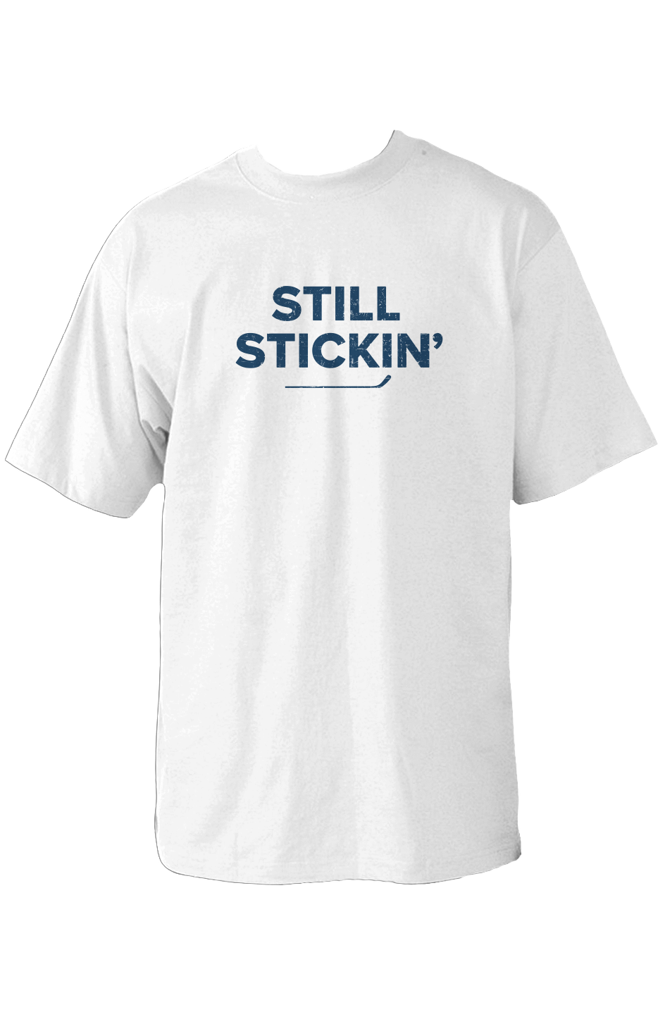 Still Stickin' 90s Throwback Tee White | Barn Garb Hockey Threads
