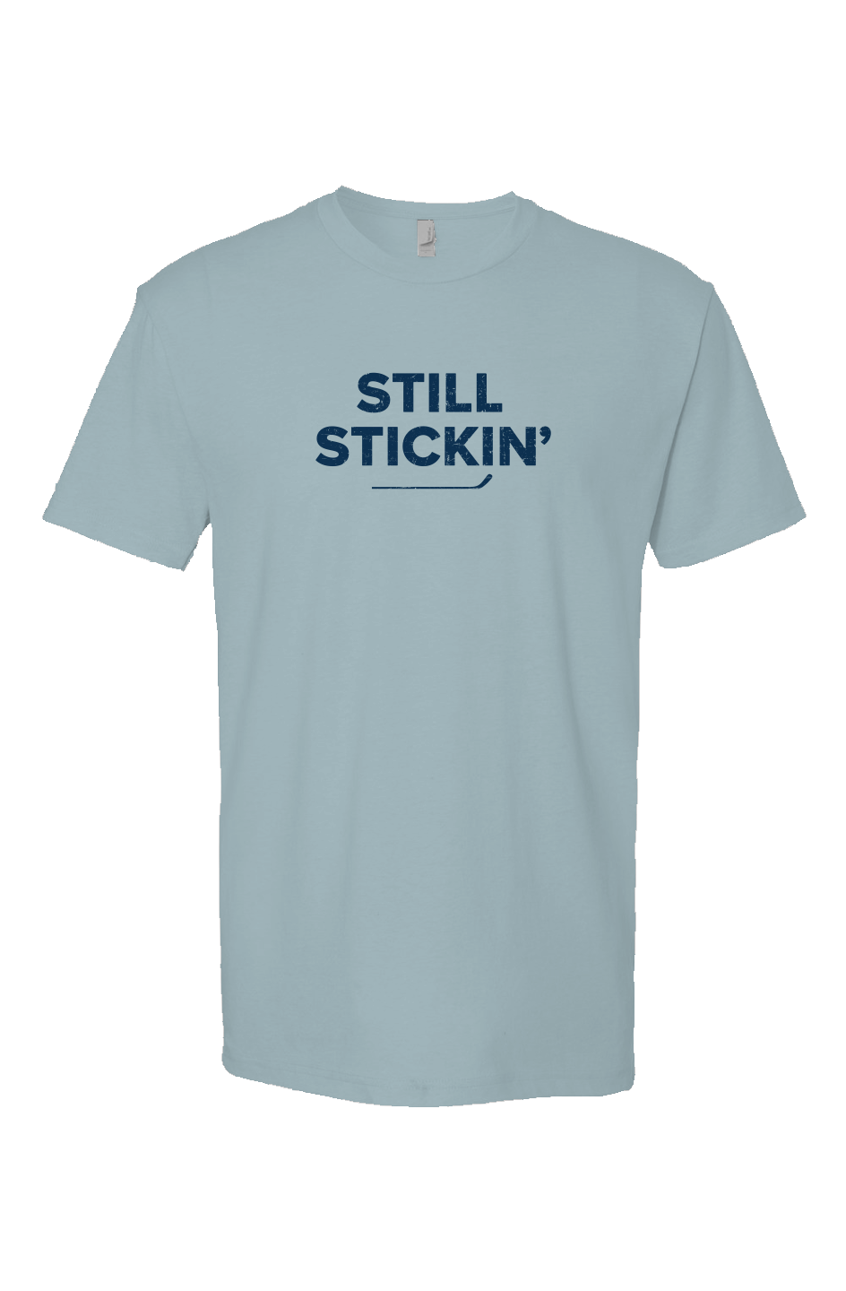 Still Stickin' Breakaway Performance Tee Ice Blue | Barn Garb Hockey Threads