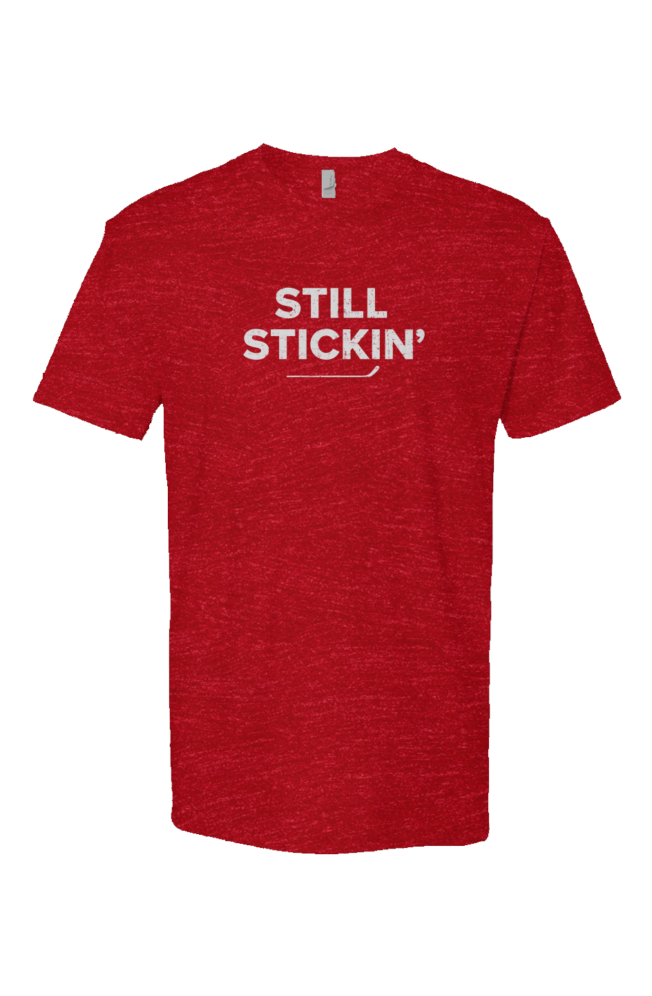 Still Stickin' Breakaway Performance Tee Red | Barn Garb Hockey Threads