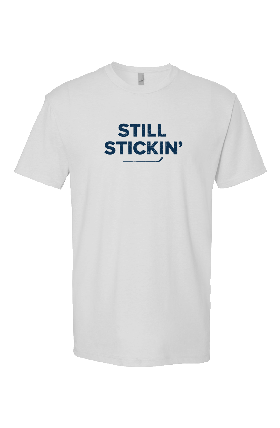 Still Stickin' Breakaway Performance Tee White | Barn Garb Hockey Threads