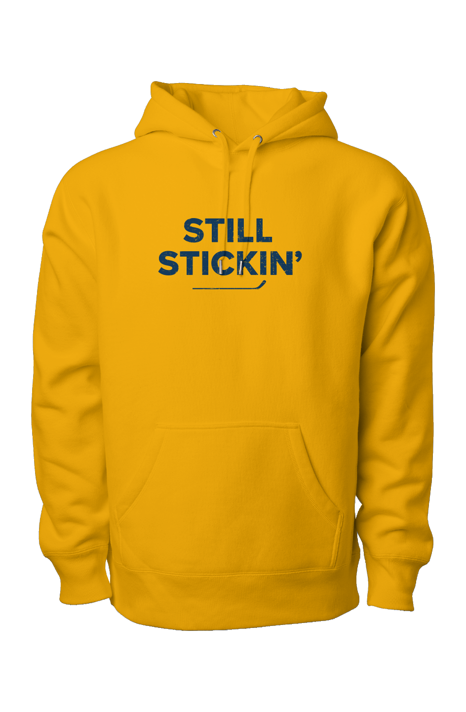 Still Stickin' Legend Heavyweight Hoodie  Gold | Barn Garb Hockey Threads