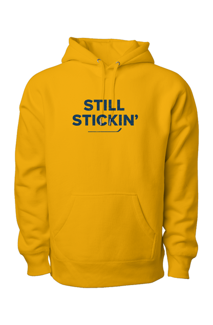 Still Stickin' Legend Heavyweight Hoodie  Gold | Barn Garb Hockey Threads