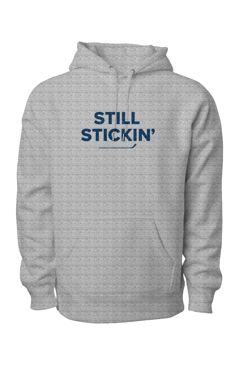 Still Stickin' Legend Heavyweight Hoodie Grey | Barn Garb Hockey Threads