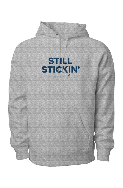 Still Stickin' Legend Heavyweight Hoodie Grey | Barn Garb Hockey Threads