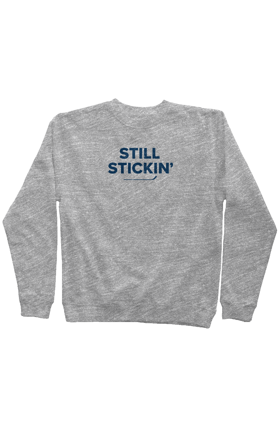 Still Stickin' Rinkside Crewneck Sweatshirt Grey | Barn Garb Hockey Threads