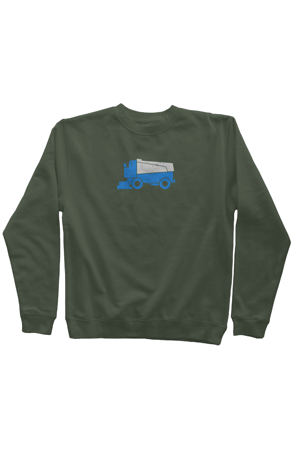 Surface Boss Rinkside Crewneck Sweatshirt Olive Green | Barn Garb Hockey Threads