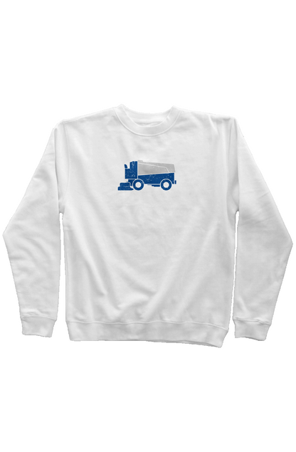Surface Boss Rinkside Crewneck Sweatshirt White | Barn Garb Hockey Threads